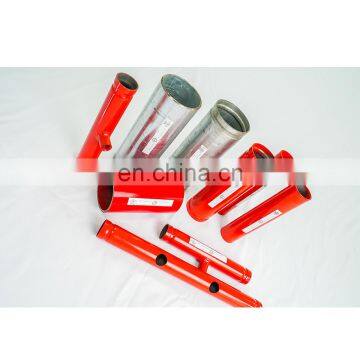 3" Galvanized Red Epoxy Welded Steel Pipe Thread End ASTM A795 SCH 40 photo-6