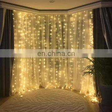 3x3m Led Curtain Fairy String Light Christmas Light Garland For Wedding Home Window Party Decor photo-4