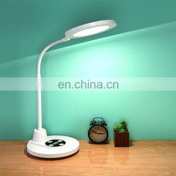 LED Desk Lamp 3 Colors Stepless Dimming Flexible Gooseneck Night Reading Study Table USB Reading Light With 4000mAh Battery photo-5