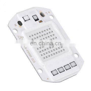 50W LED Floodlight COB Chip Integrated Smart IC Driverless 220V Blue photo-4