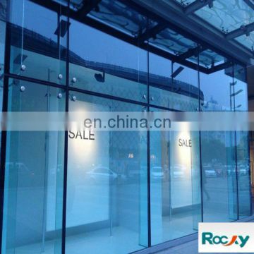 12mm Frameless Tempered Glass Curtain Wall with Spiders