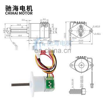 Chihai Motor CHS-GM12-15BY M3 16.8mm Threaded Shaft Micro Stepping Motor 2 Phase 4-wire Stepper Motor for Robot photo-5