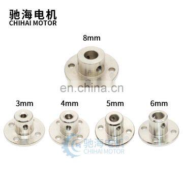 Chihai Motor 8mm/6mm/5mm/4mm/3mm dc Motor Flange Shaft Coupling Rigid Flange Coupling Motor Guide Shaft Axis Bearing photo-4