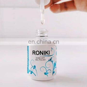 RONIKI OEM Easy Soak Off Uv Nail Clear Base Coat Gel Polish