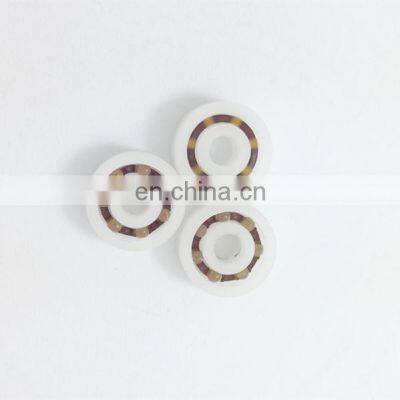 Miniature 603 623 plastic bearing hybid ceramic bearing full ceramic bearing