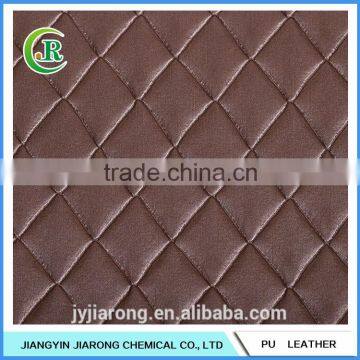 Embossed Diamond Grain Style PU /PVC Faux Leather Quality Choice photo-3