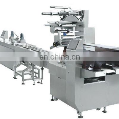 4 Side Seal Automatic Horizontal Pillow Type Chocolate Biscuits Wafer Bread Cakes Packing Machine