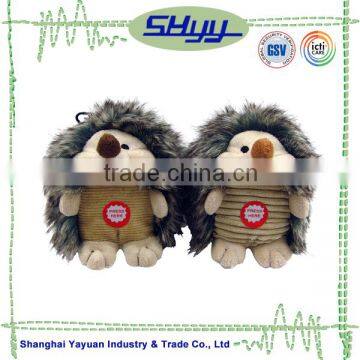 ICTI Certificates stuffed plush animal toy plush hedgehog