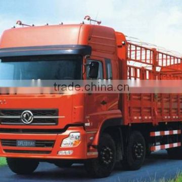 Dongfeng cargo truck/dry cargo box truck van with cummins engine