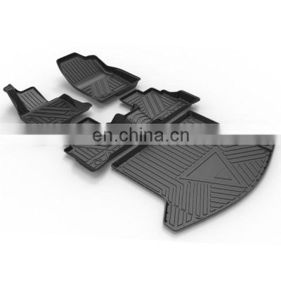 Full Set Eco-friendly 3D TPE Carpet Floor Mat Use For Mazda CX-5