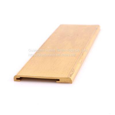 Customized Shape Extruded Brass Profile For Door/Window