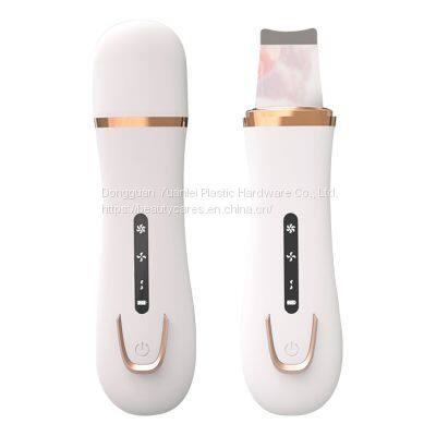 Custom Logo Portable Deep Face Cleaning Ion Ultrasound Facial Spatula Face Peeling Ultrasonic Skin Scrubber photo-3