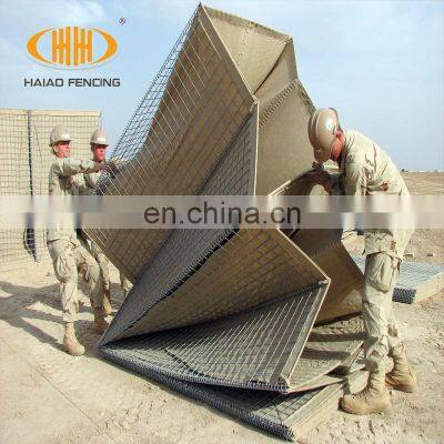 Flood barrier welded boxes / Military Bastion / military barrier military hesco barrier system