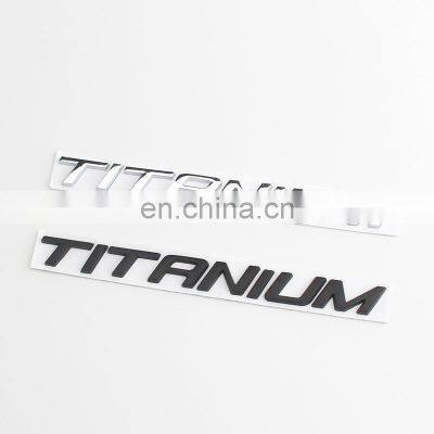 Custom Plastic Nameplate Trunk 3D Lettering Badges Car Tailgate Emblem