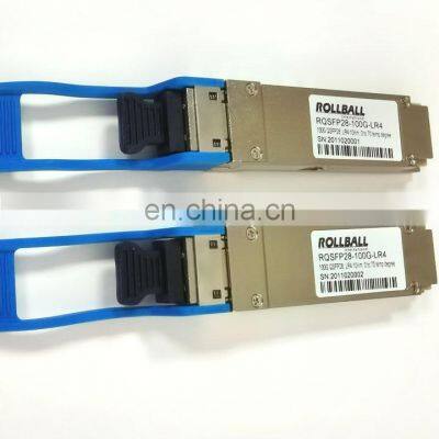 100G QSFP28 LR4 1310nm 10km duplex LC DOM module