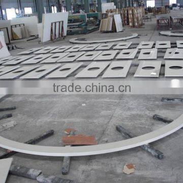 White Quartz Vanity Tops for USA Hospitality Project photo-6