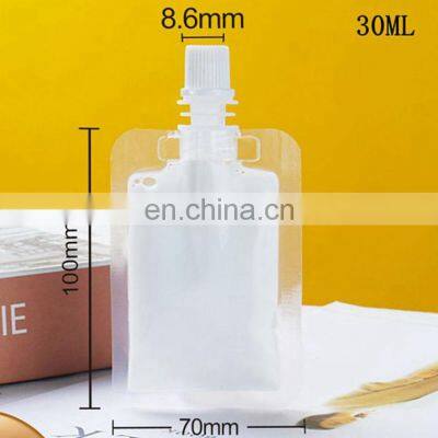 1000ml Shower Foam Spout Pouch With Flexible Spout Tear Stand up Bag With Notch for Shampoo photo-2