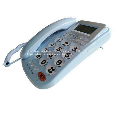 Caller ID Corded Telephone With Shinny Surface & Bottom Supporter photo-2