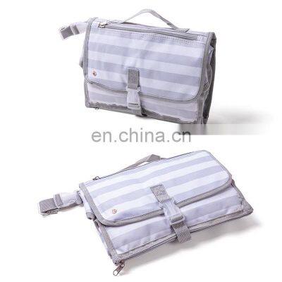 Luxury Soft Reusable Table Foldable Travel Portable Baby Mat Waterproof Changing Pad Cover photo-2