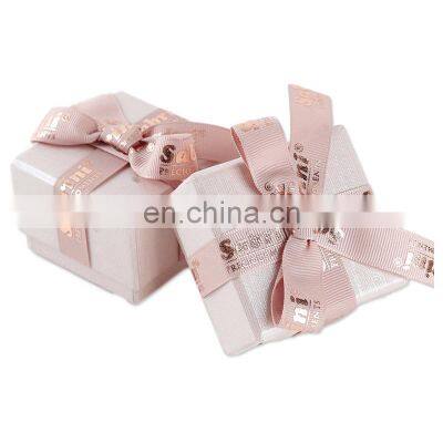 Eco friendly wholesale price jewelry boxes dense cardboard necklaces treasure paper box