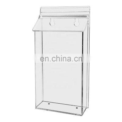 Outdoor Brochure Holder Car Mount Acrylic Brochure Box With Suction Cups photo-2