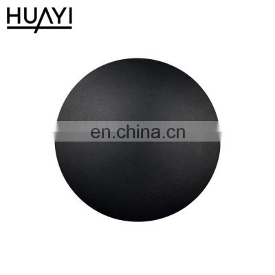 HUAYI Premium Quality Indoor Decoration Acrylic Aluminum Indoor Retro Black LED Wall Light