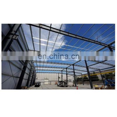 Prefabricated Steel Frame Shed Structural Warehouse Building Construction