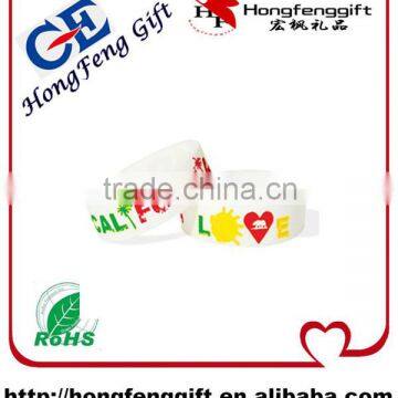 high quality dual layer silicone wristbands