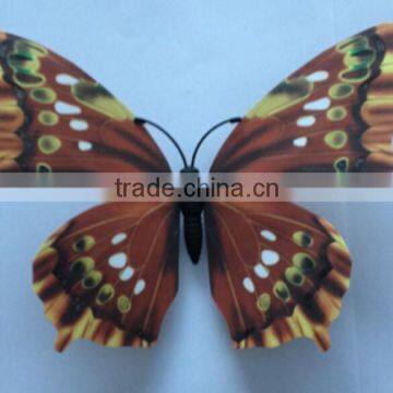 2015 new decorative 8 inches butterflies with magnet