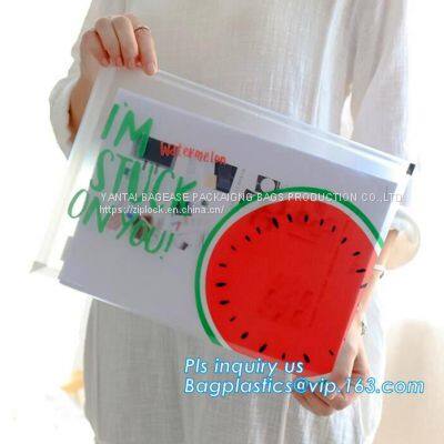 Fashion Nylon Oxford 600D Zipper Pencil Stationery Organizer Bags,A4 Zipper Lock Office Stationery File Bag, BAGEASE photo-4