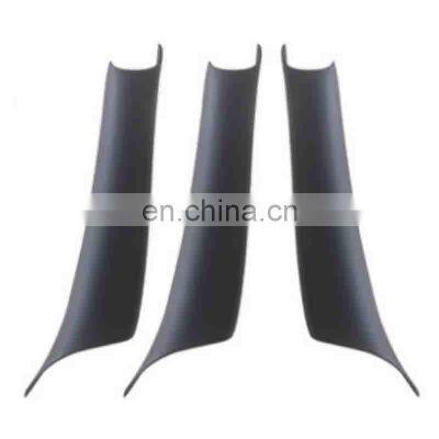 Auto parts 3-piece set of inner armrest cover (black)  For BMW F15 X5 14-18 F16 X6 14-19