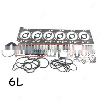 WellfarQSL 6L ISL Engine Spare Parts Upper gasket kit For 6l cummins