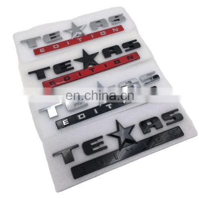 3D ABS Chrome Customized Car Body Sticker Car Badge