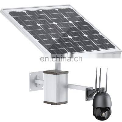 80W 40AH Battery Solar Panel HD 5MP 30X ZOOM Security IP Camera Wireless 3G 4G SIM Card Outdoor PTZ CCTV Surveillance Cam CamHi