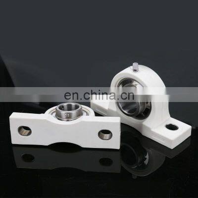 TP-P208  White Thermoplastic units bearing housing PBT housing with stainless bearing