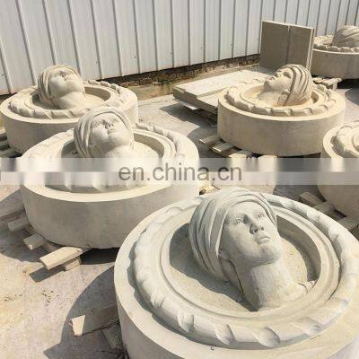 Sichuan Factory Natural Sandstone Curve Carving OEM Various Sculptures Lion Statue photo-5
