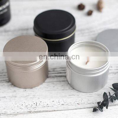 Simple Easy DIY Aromatherapy Fragrance Scented Soy Wax Beeswax Supplies in Tinplate Tins Diy Candle Making Kit Set