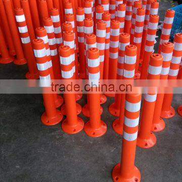 High quality road safety 450mm PU road warning column