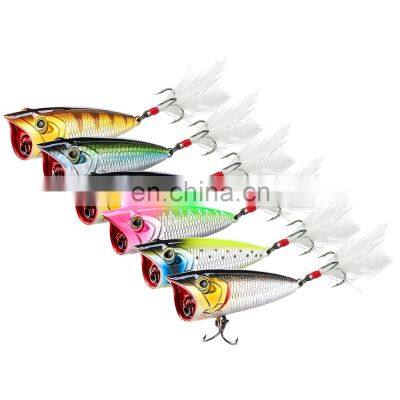 JOHNCOO 2020 New 60mm 7.8g  Lures Fishing Hard Bait Topwater Fishing Lures Popper