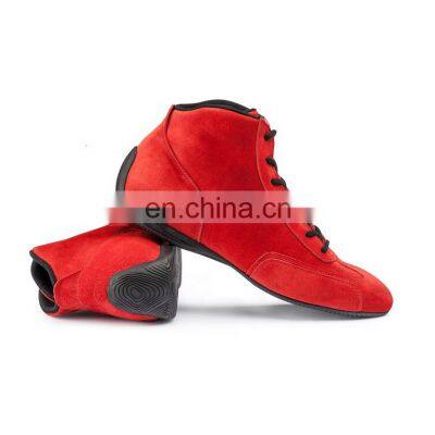 Racing Shoes Karting Shoe Kart Racing Boots OEM Suede Leather Motorcycle Auto Racing Best Quality