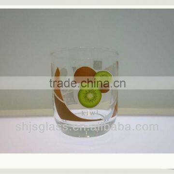 delicate fruit juice glass