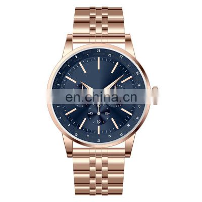 Best Selling Superior Quartz Wristwatch Stainless Steel Band Watch Custom Logo Chronograph Watch