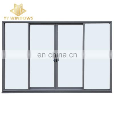 Modern aluminum luxury double glazed sliding door for house with energy-saving insulation