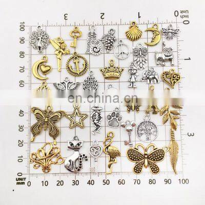 Vintage Mixed Metal Animal Birds Charms Beads Handmade DIY Bracelet Pendant Necklace Clasp Jewelry Making Findings photo-5