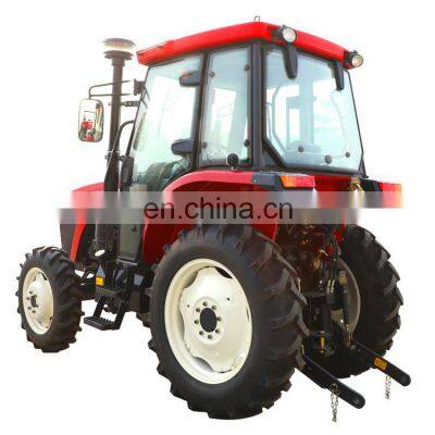 Chinesische Herstellung: 70 PS 4WD Landwirtschaftsradtraktor mit Fahrerhaus
