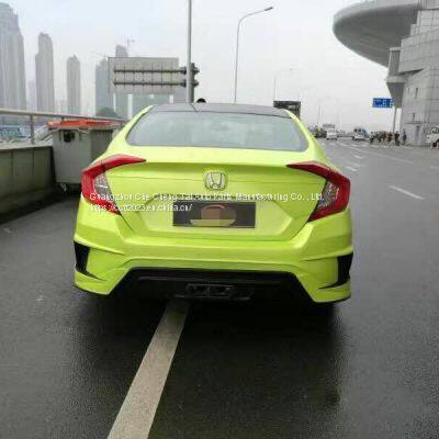 It is Suitable for Honda Ten-generation Civic Modified Front Bumper Rear Bumper One-piece Side Skirt photo-2