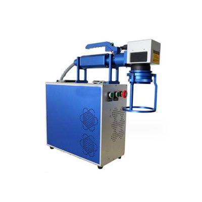 ​10W 20W Portable Handheld Fiber Laser Marking Machine for Metal IC Card Nameplate LED Tool Crafts Gear Phone Shell Bearings Lamp Head Nail Polish Power Bank Card Animal Ear Tag photo-2