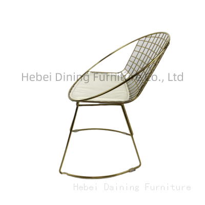 Metal Wire Chair With Round Backrest DC-W04