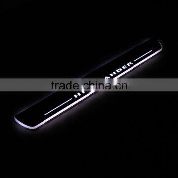 china supplier LED Car accessory light for Toyota Highlander 2015 LED Flash logo sill plate light car door moving scuff light