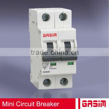 2 pole 63a dc mini circuit breaker mcb